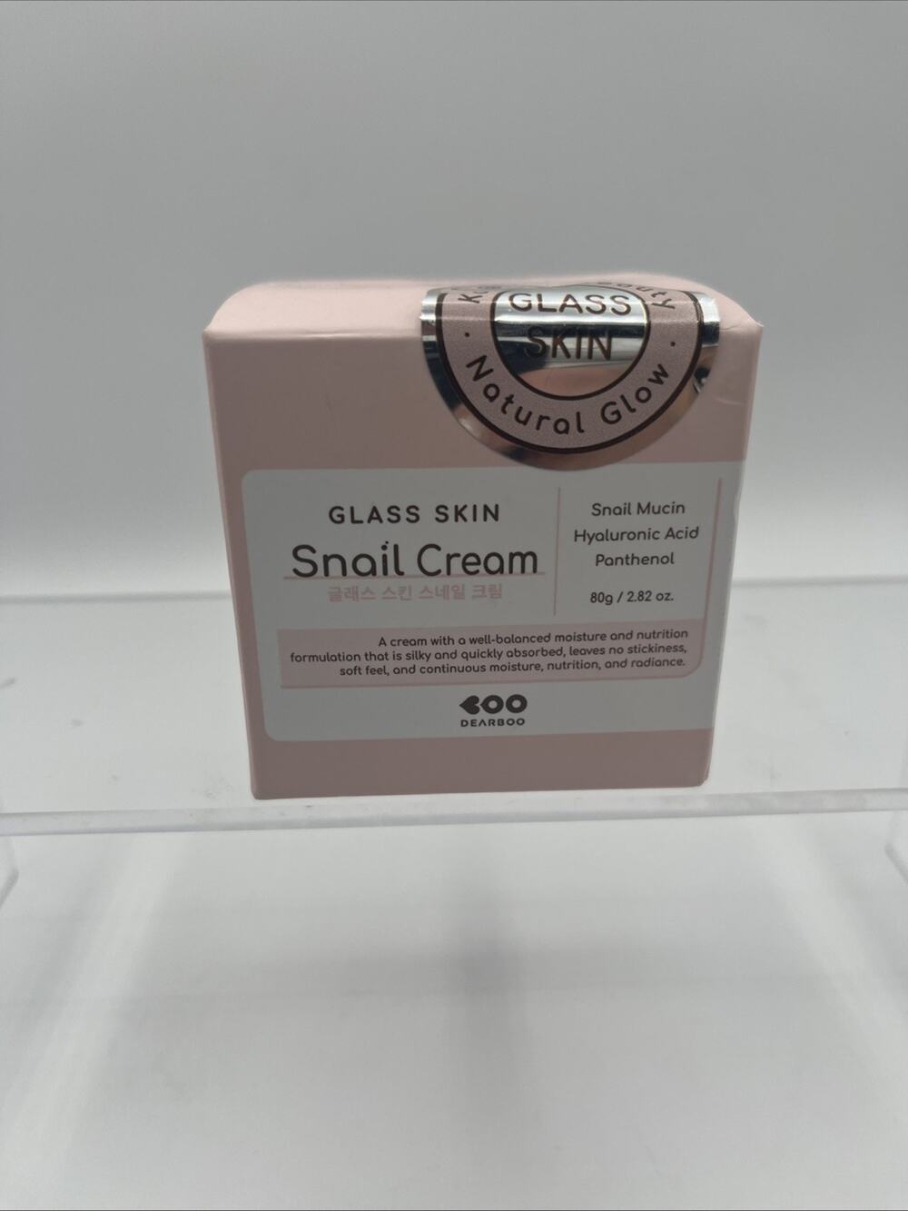 Korean Dearboo Glass Skin Face Snail Cream 2.82oz K Beauty New Sealed